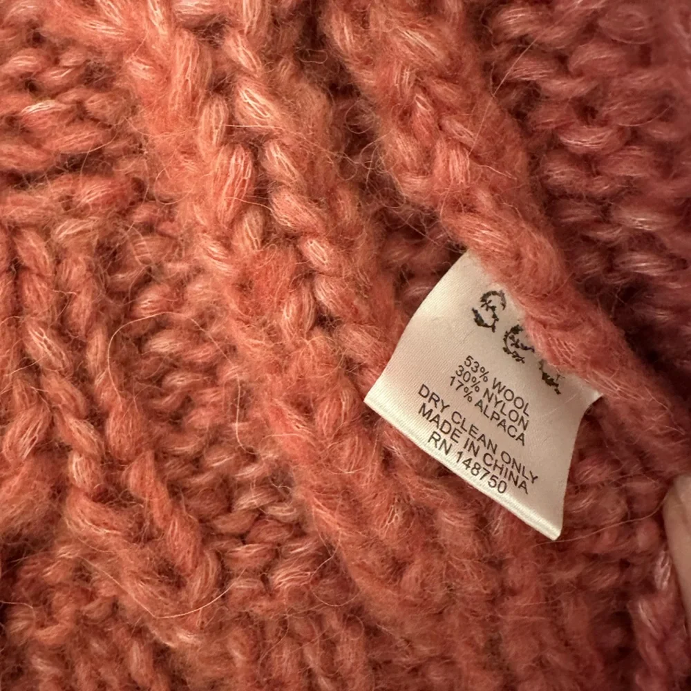 SEA nyc Chunky Knit Pink Sweater - Picture 7 of 8